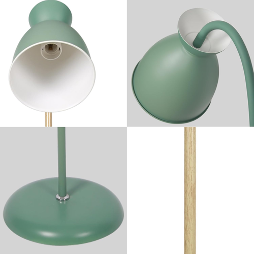 Lampada Da Terra Vintage, Metallo Lampada Da Terra LED Con Luce Da Lettura, E27 - Foto 7 di 12