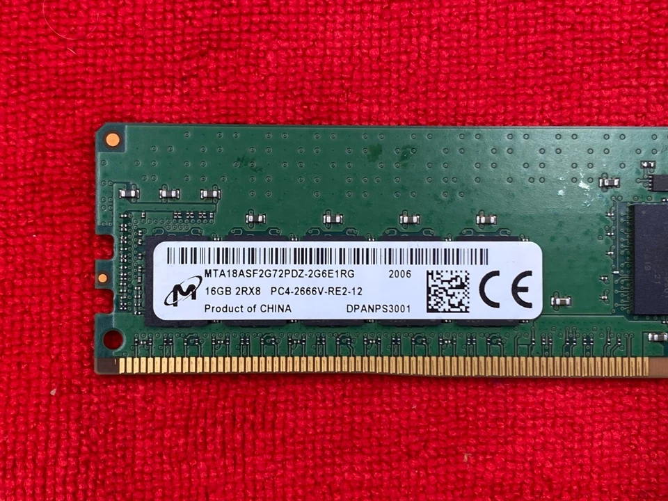 1 x LENOVO FRU 01AG618 16GB DDR4 2666MHz RDIMM MEMORY MTA18ASF2G72PDZ-2G6E1RG - Image 2 of 4