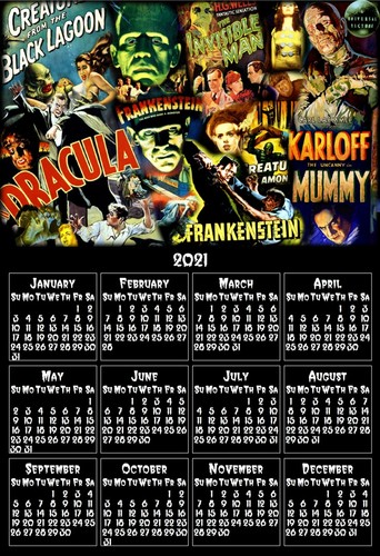 dracula-frankenstein-horror-movie-vintage-wolfman-fridge-2023-calendar