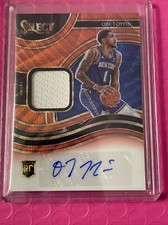 2020 Panini Select T-MALL RED WAVE RPA SP OBI TOPPIN RC NEW YORK KNICKS 🔥🔥CARD