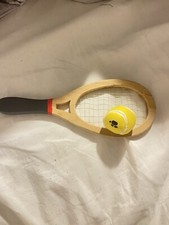 Build A Bear Workshop Wood Tennis Racquet With Ball Y -76
