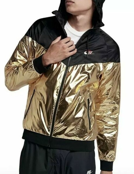 nike metallic windrunner jacket