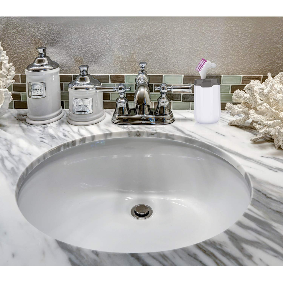 6 Pieces Denture Brush Toothbrush Hard Denture Toothbrush Brush