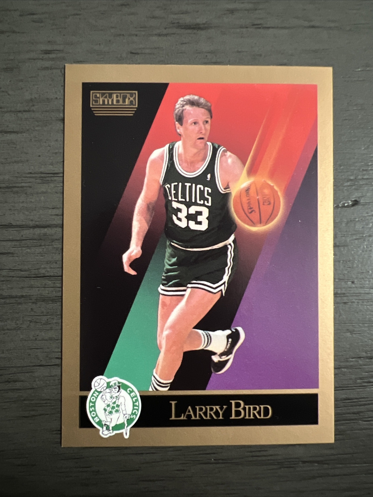 🔥🏀1990 SKYBOX #14 LARRY BIRD CELTICS HOF NM MT