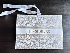 Dior Gift Bag Textured Paper Holiday Limited Edition L 9.5 x H 7 x D 3.5"