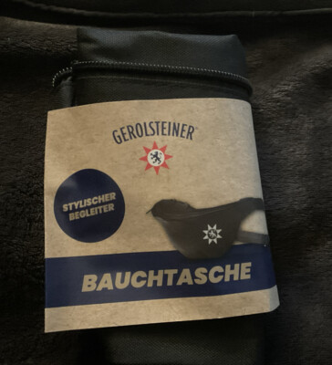 Gerolsteiner Bauchtasche / Gürteltasche Werbematerial NEU und OVP