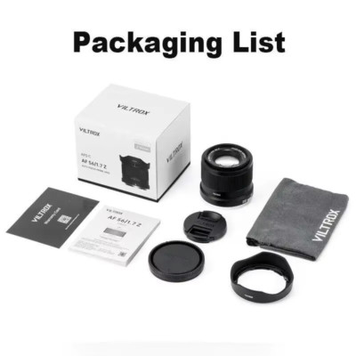 VILTROX 56mm F1.7 Auto Focus Large Aperture APS-C lens for Sony E/Fuji X/Nikon Z