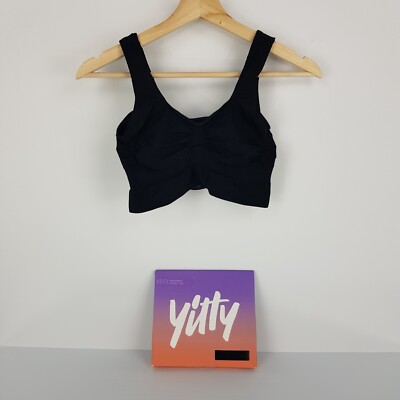 YITTY Womens Size 1X/2X 18-20 Black Nearly Naked Shaping Midi Bra