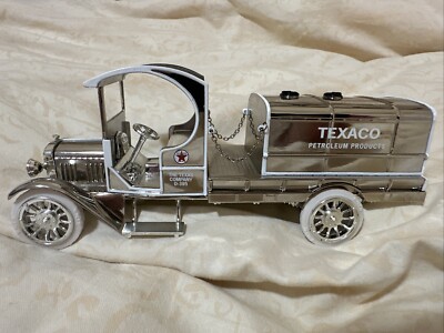 Ertl Texaco Bank 1919 GMC Tanker Truck Bank Special Chrome Edition NIB Last One