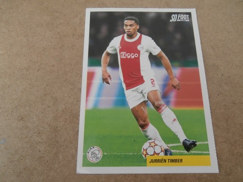 JURRIEN TIMBER, AJAX AMSTERDAM, FOOTBALL ROOKIE CARD SO FOOT (JT29) | eBay