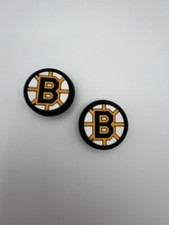 NHL Boston Bruins Hockey Team For Shoes Shoe Charms - 2 Pieces