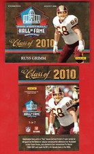 Russ Grimm Washington Redskins 2010 HOF Class Canton Panini Hall of Fame Card
