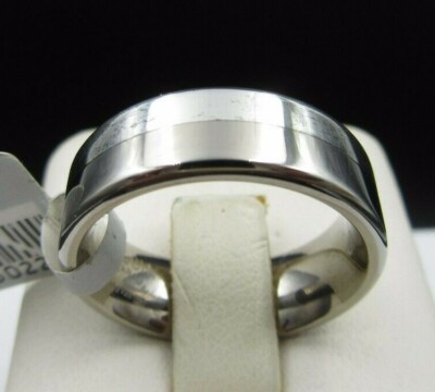 M926   ''Boccia'' Designer Ring made of Titanium / Silver 925 Size: 53 / 54   