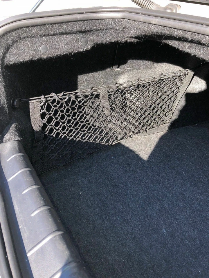 2 redes de carga de malla estilo lateral trasero sobre para Chevrolet Malibu sedán 2008-2012 Foto 3 de 4