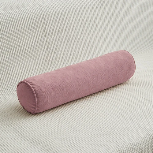 Runde Kissenhülle weicher Samt langer Kissenbezug Gebärmutterhalsrolle Kopfstütze Massage - Bild 14 von 20