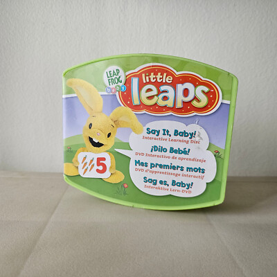 leap frog little leaps 5 DVD free shipping interactive learning