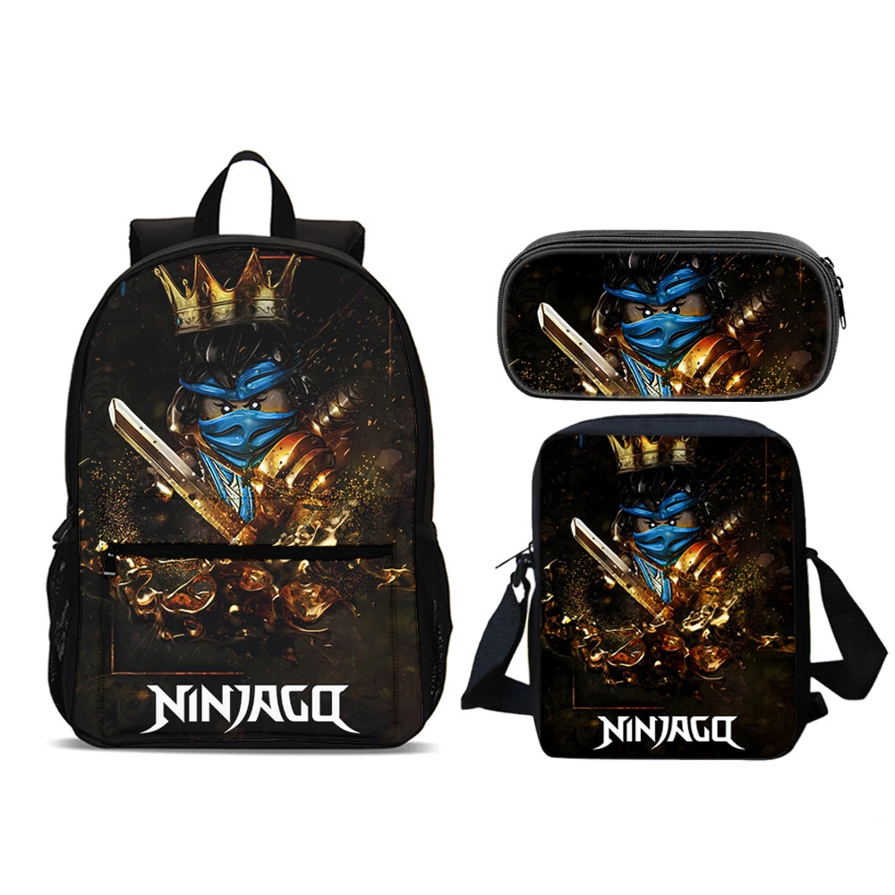 Ninjago King Jay Cartoon Backpack Set, Back to School Gift for Kid