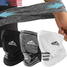 UV Protection Neck Gaiter Windproof Face Mask Scarf Bandana Balaclava Sun Shield