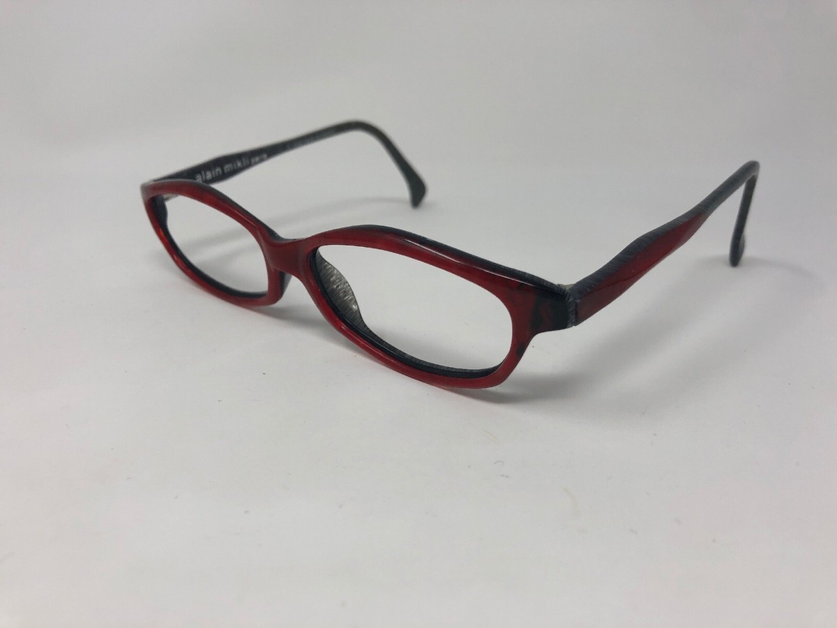 alain mikli 2186 レッド（Col 2190 Hand Made） 【公式通販】