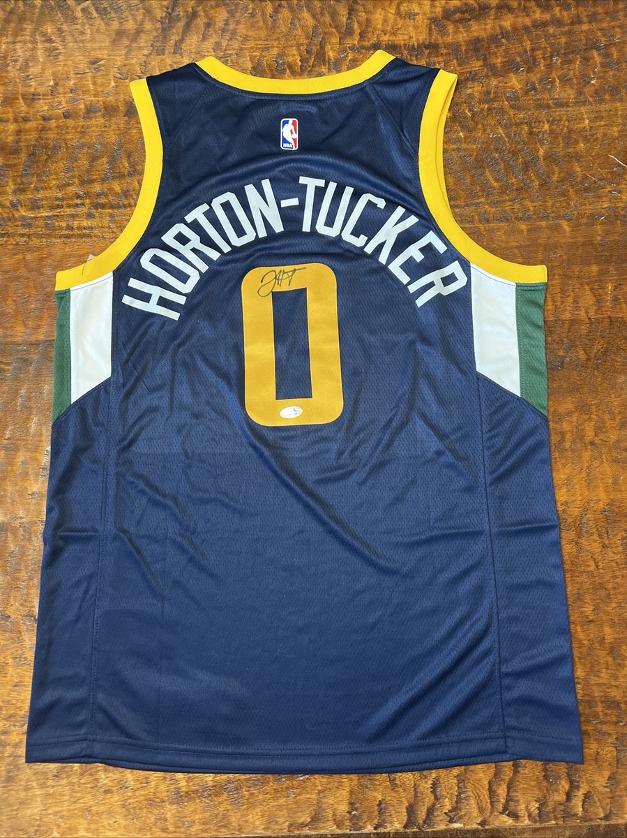 Talen Horton-Tucker Signed Utah Jazz Jersey Psa/Dna Coa Autographed