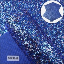 Blue Red mix Glitter FAUX LEATHER ROLL 12 x 55" WHOLESALE 1093868 EASY TO CUT