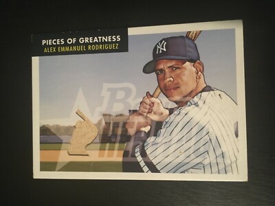 ALEX RODRIGUEZ 2007 BOWMAN HERITAGE POG BASEBALL KARTE #PGARO - NEW YORK YANKEES