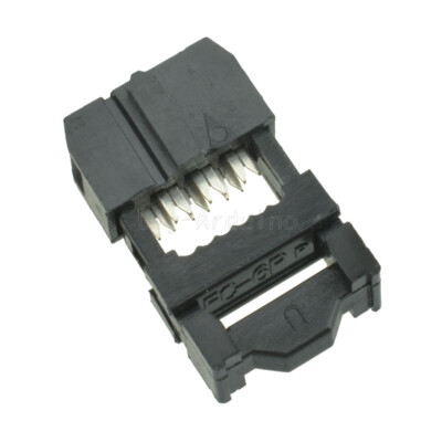 10Stks NEW 2.54mm Pitch 6Pin FC-6P IDC FC Female Header Connector 3pcs/set