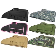 VISM Padded Rifle Bag PVC Tactical Airsoft Gun Case w/ Pouches by NcSTAR CV2907