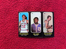 1971-72 Topps Trios Stickers Dave DeBusschere Lanier Van Arsdale #10-11-12 NRMT