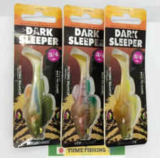 Megabass DARK SLEEPER Bottom Swimbait 3.8inch 3/4oz 3 piece set Used