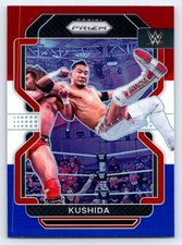 2022 Panini Prizm WWE #133 Kushida Red White Blue Prizm