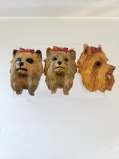 Yorkshire Terrier Resin Dog Magnets lot of 3