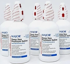 Major Deep Sea Premium Saline Nasal Moisturizing Spray 1.5 FL OZ (44 mL) Each