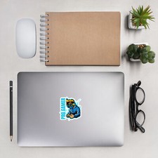 Pro Gamer Bubble-Free Stickers For Video Game Fan, Laptop Sticker, Gamer Sticker