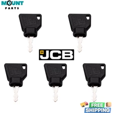 5 Heavy Equipment Ignition Keys - Factory with OEM For JCB Logo 701/45501 Keys