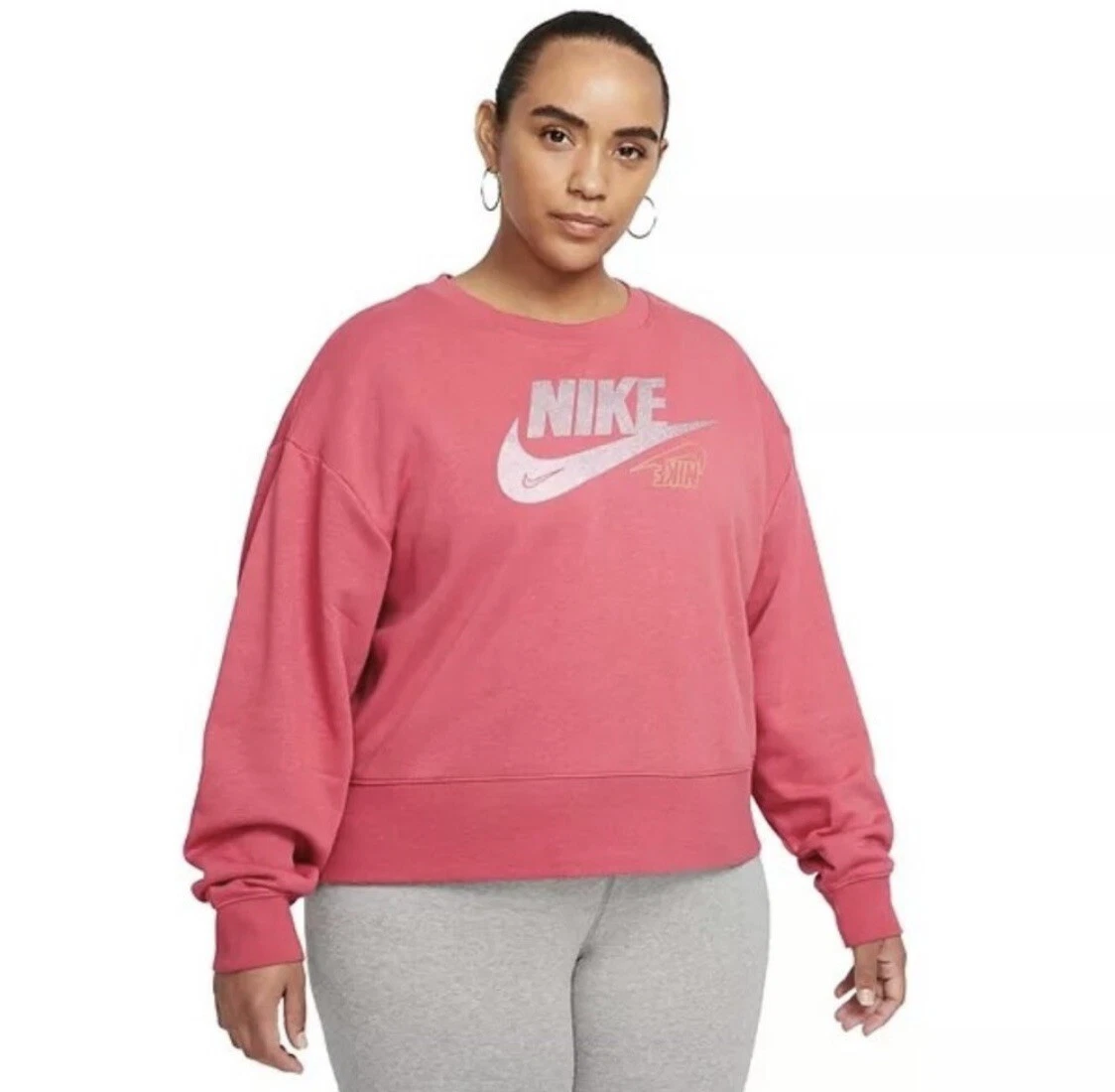 Nike mauve sweatshirt new arrivals