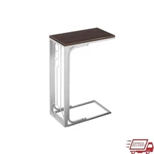 Cherry Coffee Table Versatile Design Detachable for Easy Storage MDF Metal Black