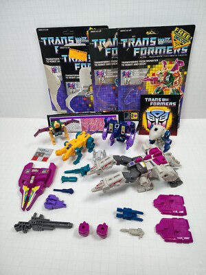 Transformers G1 Vintage Combiner Gestalt Terrorcons Abominus complete Paper Card