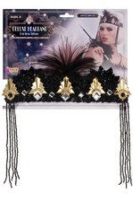 Flapper Crown Headband Costume Accessory