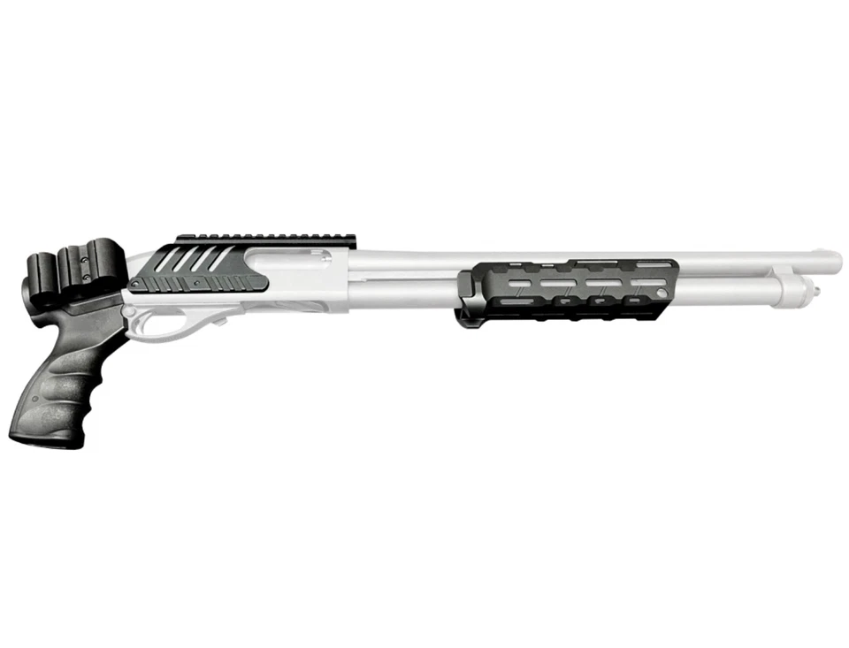 Guardabarros para Remington 870 calibre 12 guardabarros compatible con secciones M-Lok aluminio Foto 2 de 4