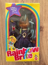 Rainbow Brite Indigo Doll w/ Hammy sprite 1983 Original in box. No. 7549 Mattel