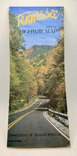 Vtg 1986 Tennessee Highway Travel Map Homecoming 80s Road Trip Folding VG Cond