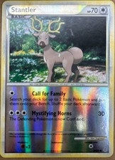 Stantler – Unleashed (UL) 64/95, Common, Reverse Holographic Pokemon card
