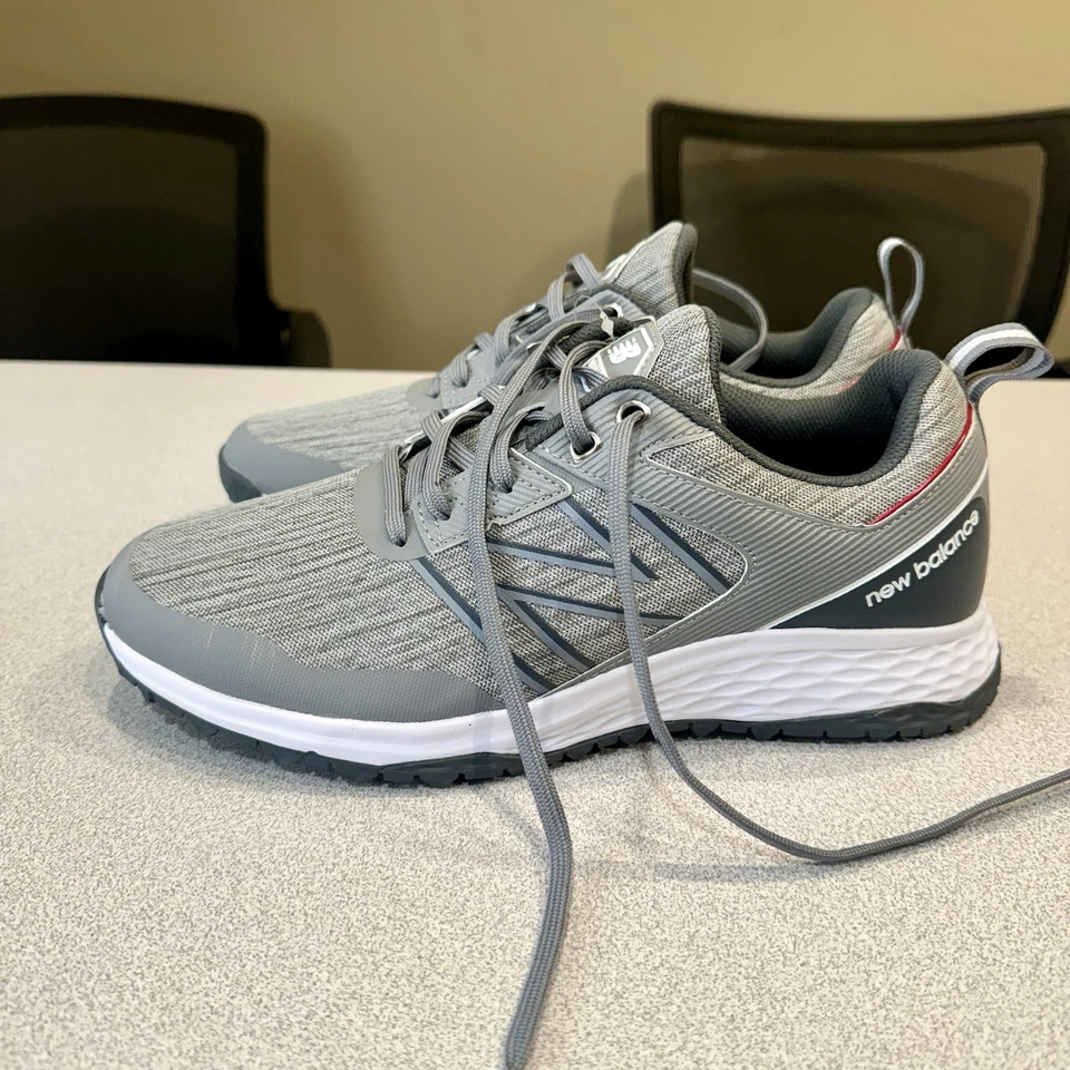 Tênis de golfe New Balance Fresh Foam Contend cinza/carvão novo sem etiquetas 9,5 - Imagem 4 de 4