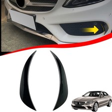 Vorne Sto&szlig;stange Flosse Flaps Canards Splitter f&uuml;r Mercedes Benz C Kl. W205 C205
