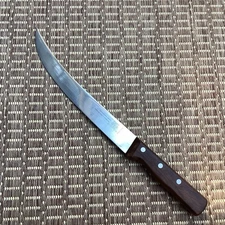 Greban Professional Grade Stainless Steel 10” Breaking Knife Wood Handle