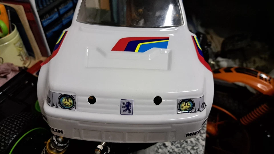 Carrozzeria Rc 1:10 Rally Peugeot 205 Maxi - Immagine 2 di 3