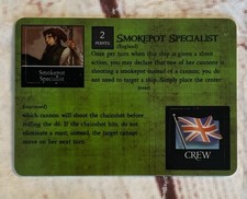 WizKids CSG Pirates at Oceans Edge Special #169 British Smokepot Specialist