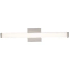 Bel Air Lighting Miles 24" LED Brushed Nickel Vanity Light Acrylic Shade 5CCT
