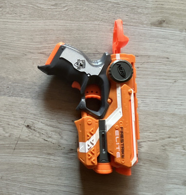 NERF N-Strike Elite Firestrike Dartblaster Blaster orange/grau/weiß/schwarz